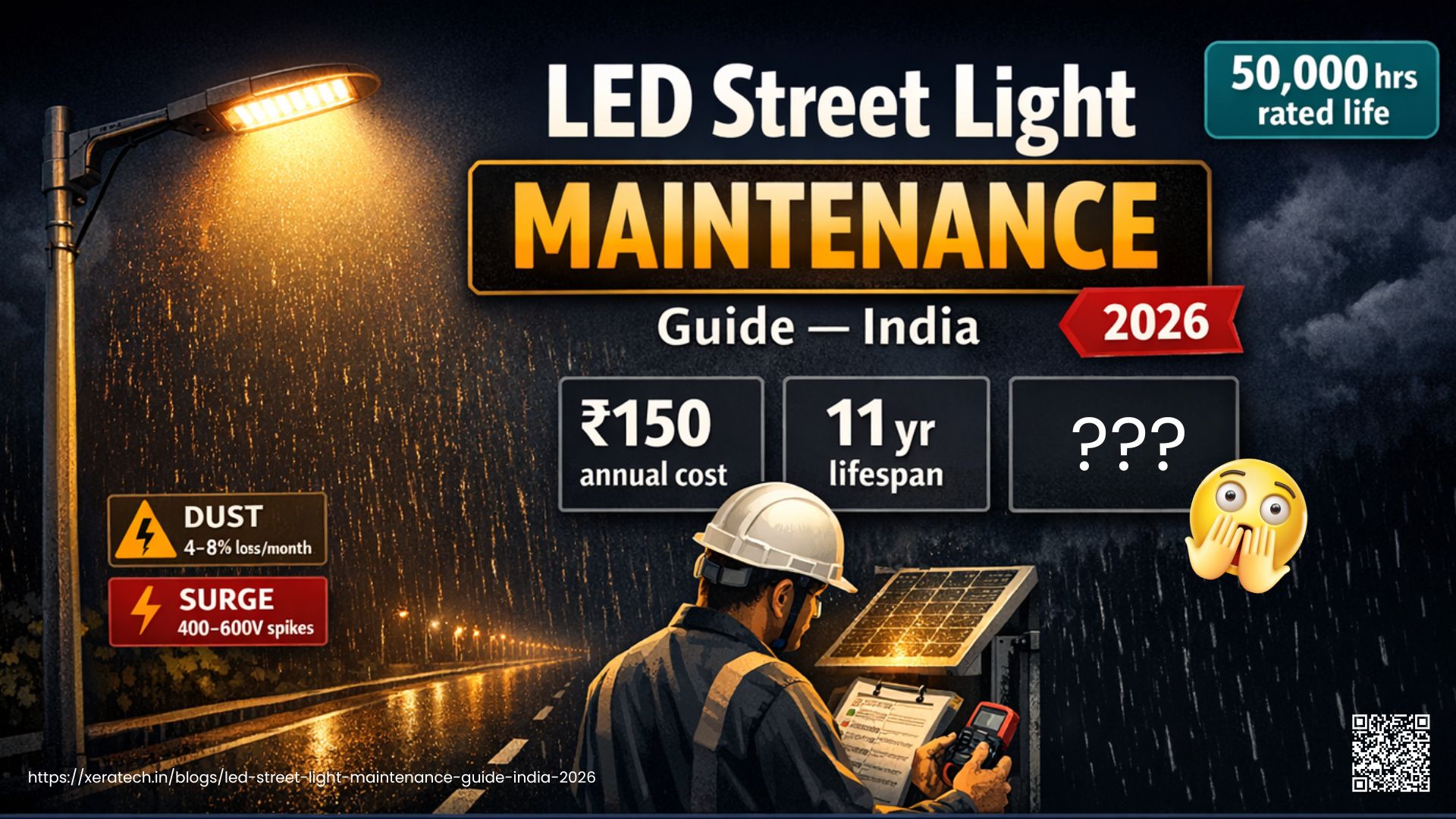 LED and Solar Street Light Maintenance Guide: Cleaning, Inspection and Lifespan India 2026