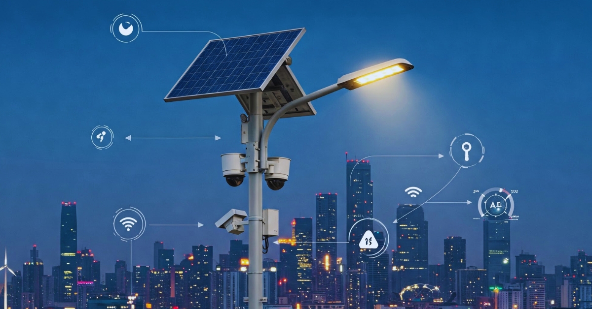 Smart Role of AI in Solar Street Lights or Smart Pole