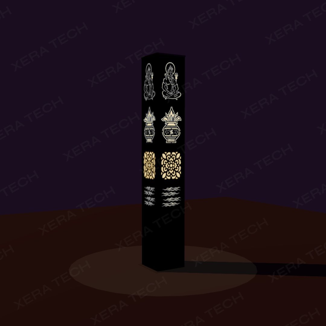 30W IPIP65 Bollard Light – side profile | Xera Tech