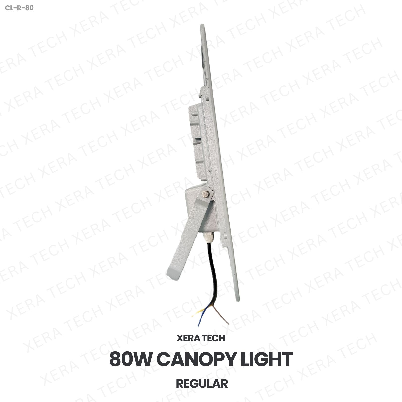 80W IPIP66 Canopy Light – side profile | Xera Tech