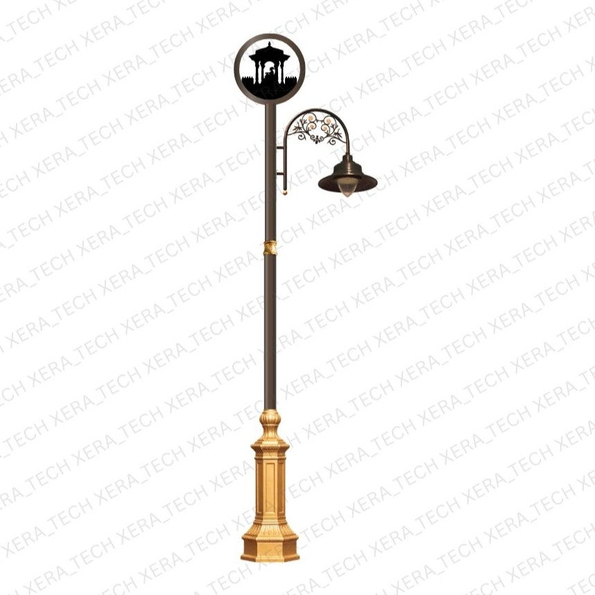 30W IPIP65 Decorative Street Light – side profile | Xera Tech