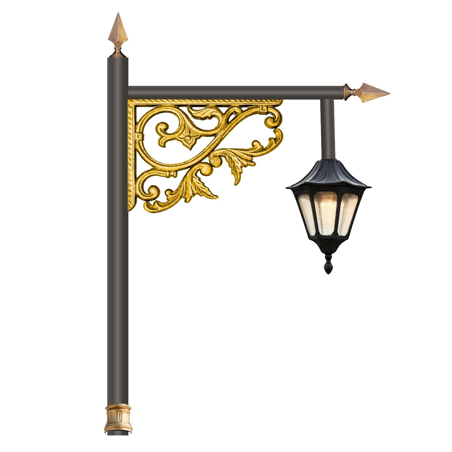 30W IPIP65 Decorative Street Light – side profile | Xera Tech