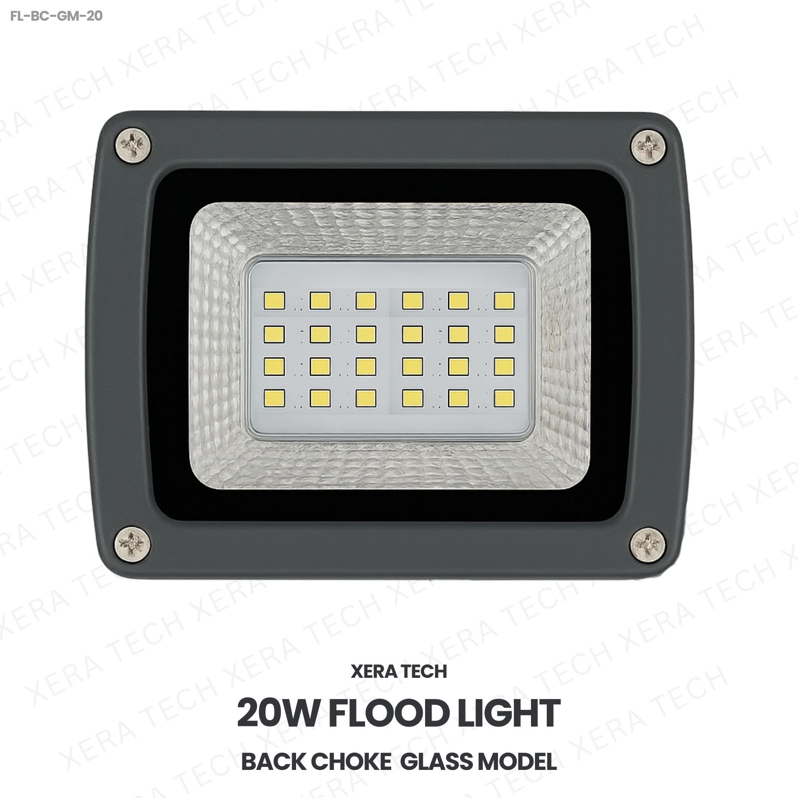 20W Flood Light Back Choke Glass Model
