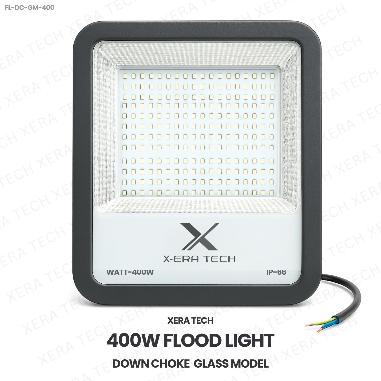 400W Flood Light Down Choke Glass Model
