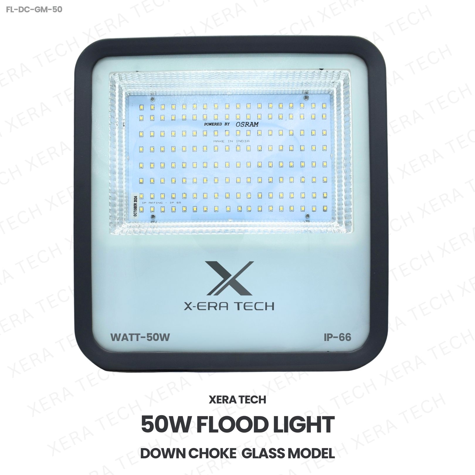 50W Flood Light Down Choke Glass Model