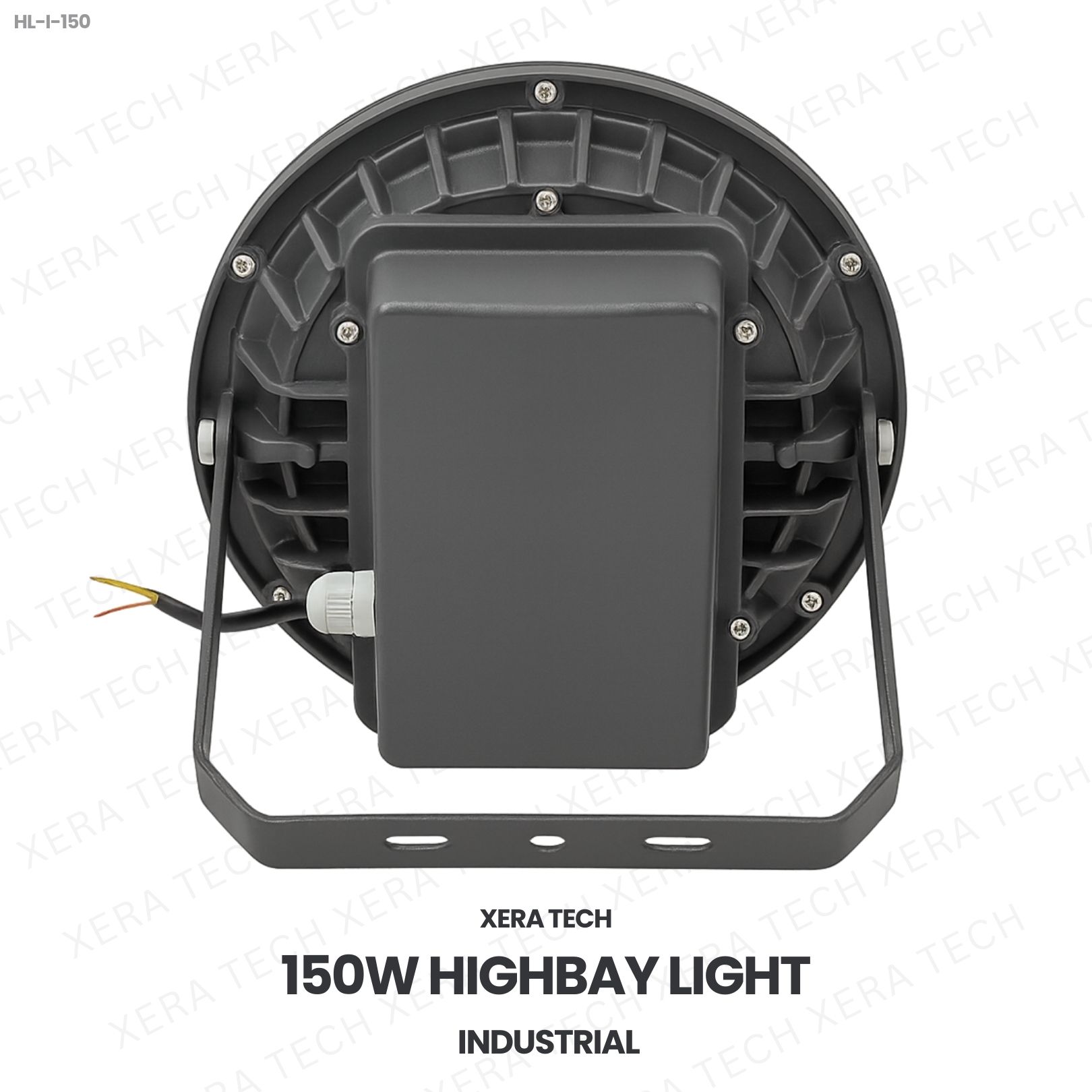 150W Highbay Light Industrial – back view showing driver and heat sink | Xera Tech