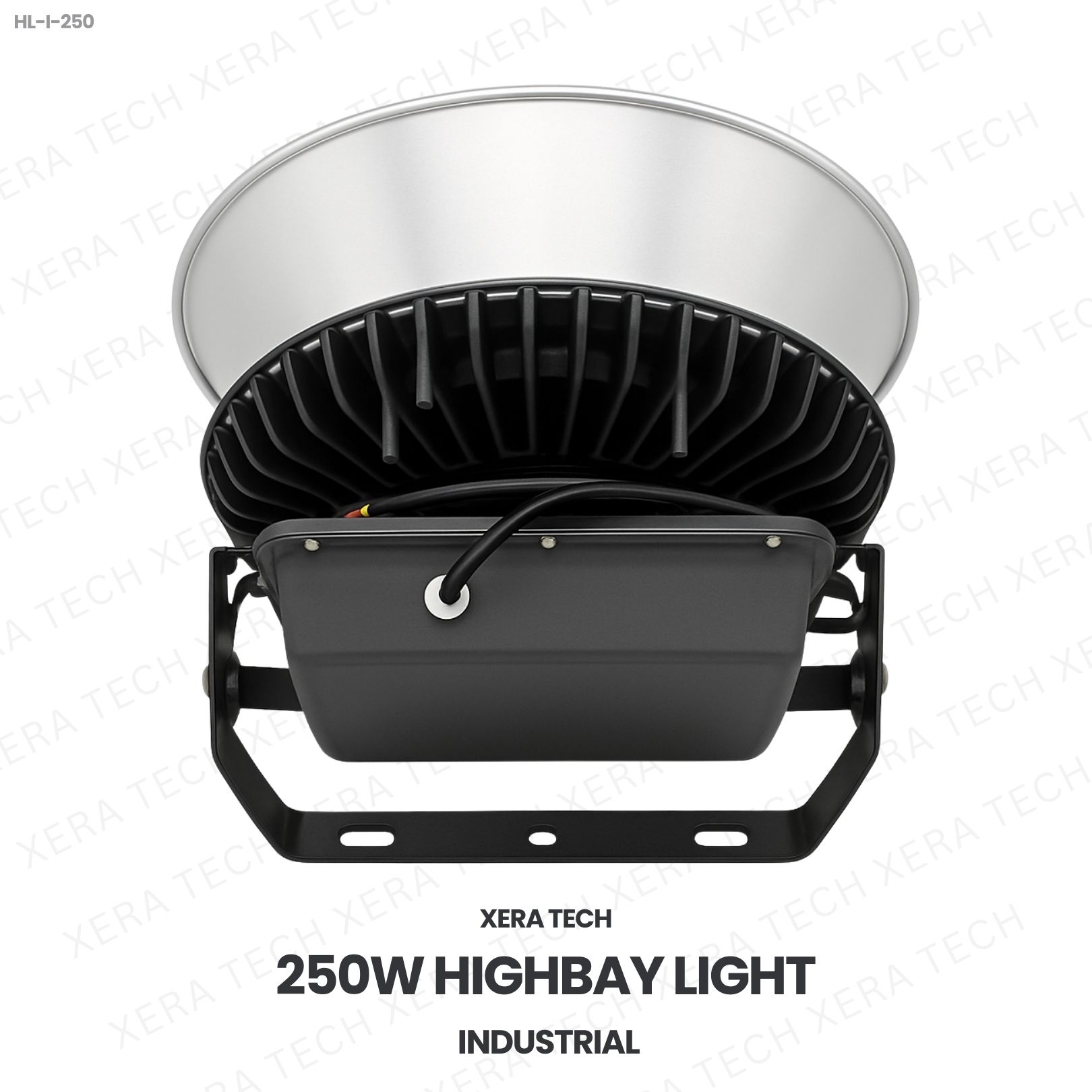 250W Highbay Light Industrial – back view showing driver and heat sink | Xera Tech