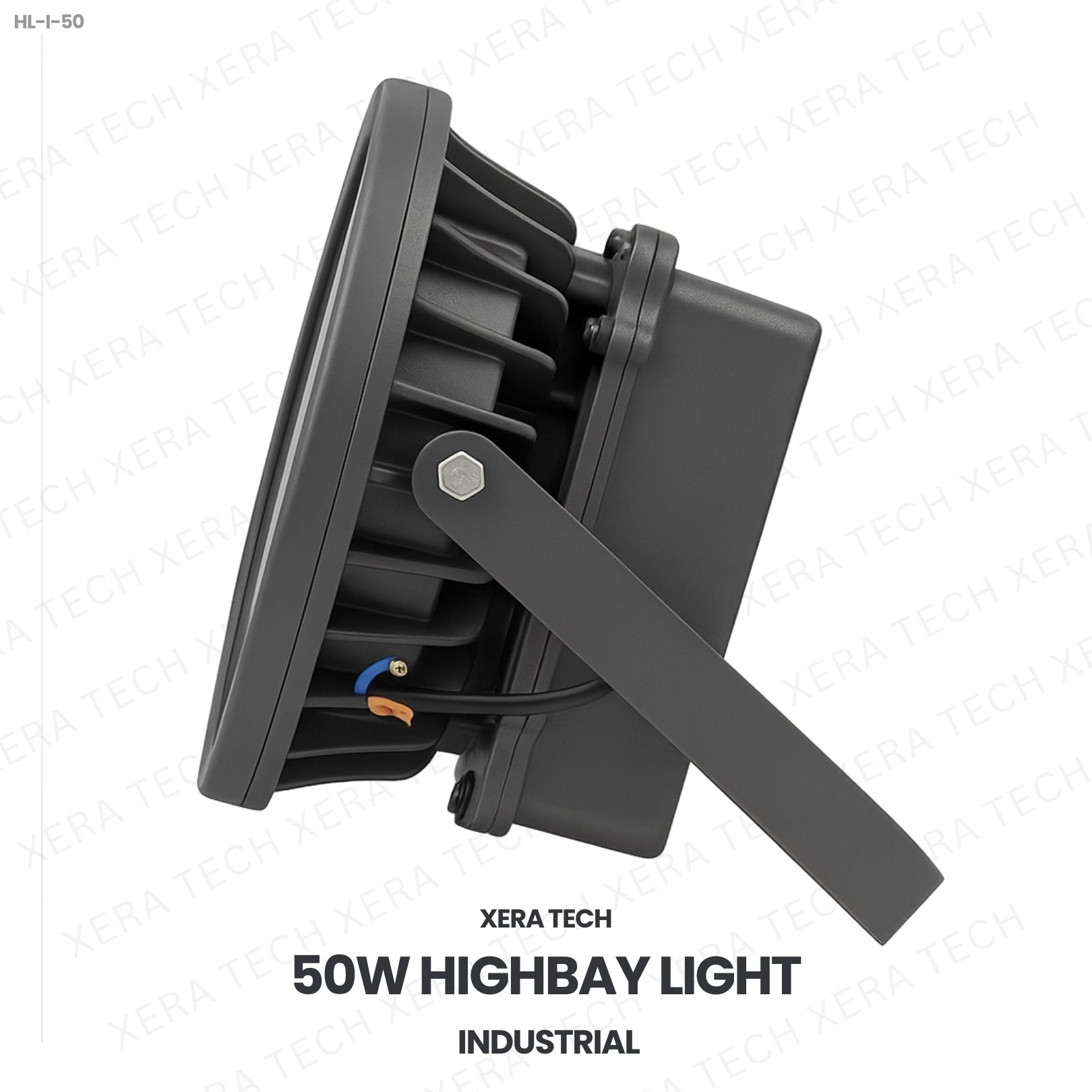 50W IPIP66 Highbay Light – side profile | Xera Tech