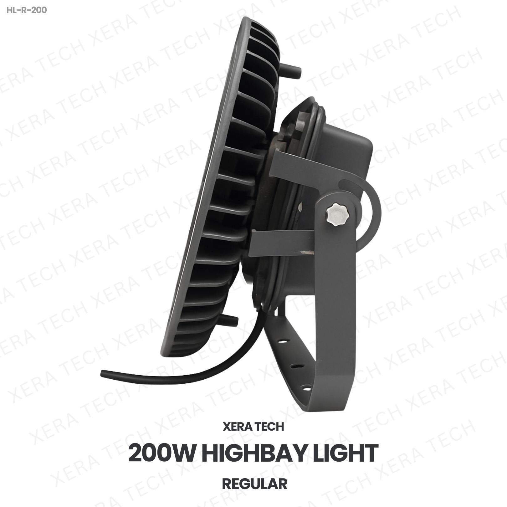 200W IPIP66 Highbay Light – side profile | Xera Tech