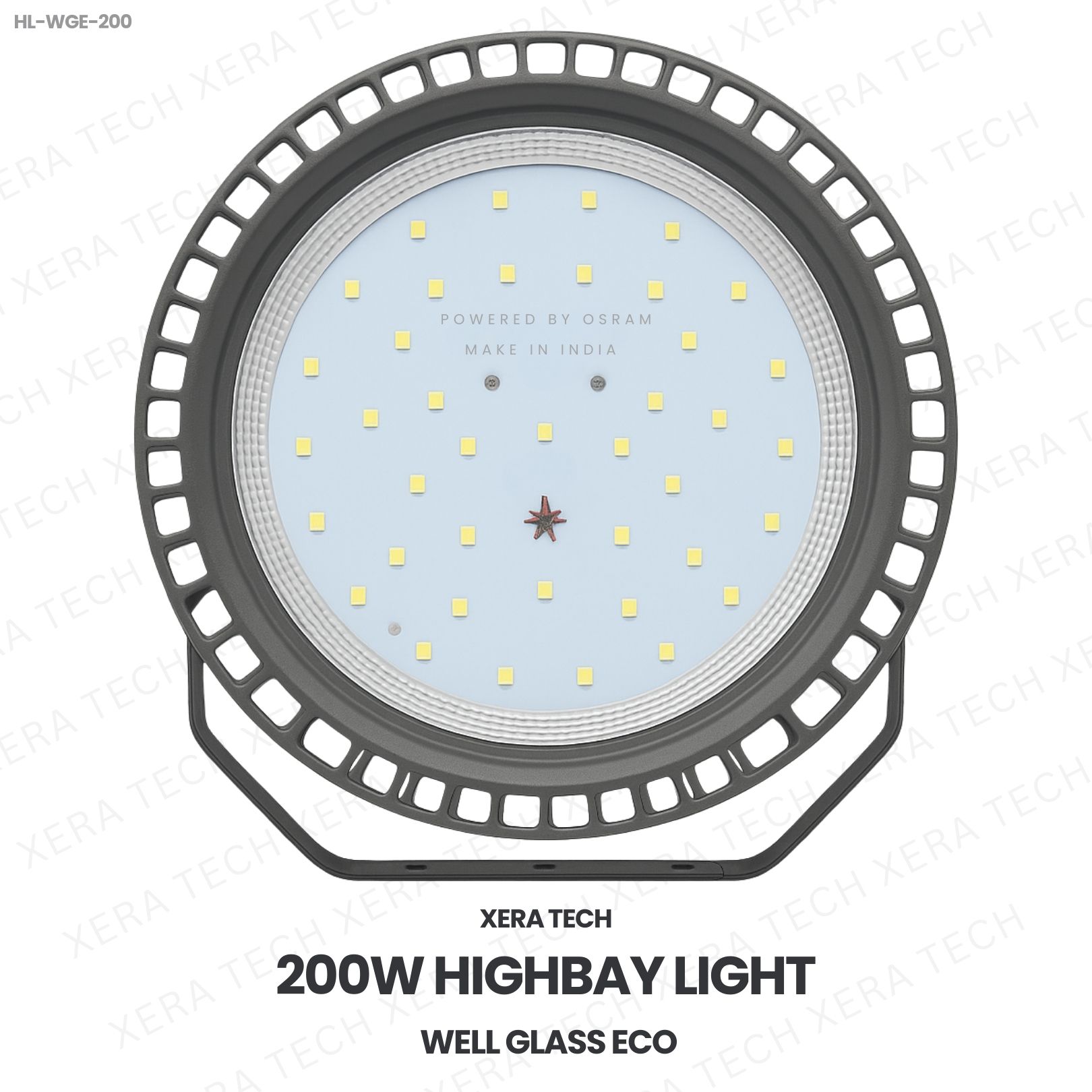 200W Highbay Light Well Glass Eco – 200WW LED Highbay Light Well Glass Eco by Xera Tech