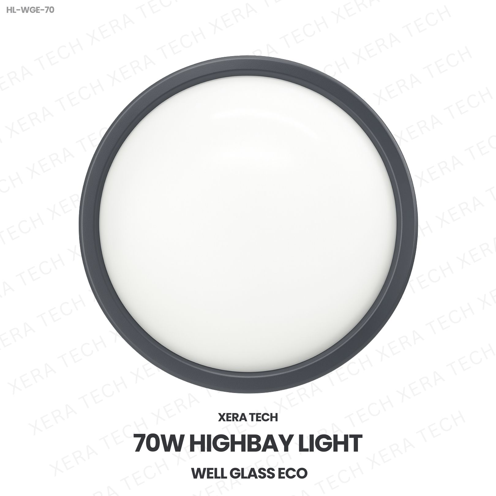 70W Highbay Light Well Glass Eco – 70WW LED Highbay Light Well Glass Eco by Xera Tech