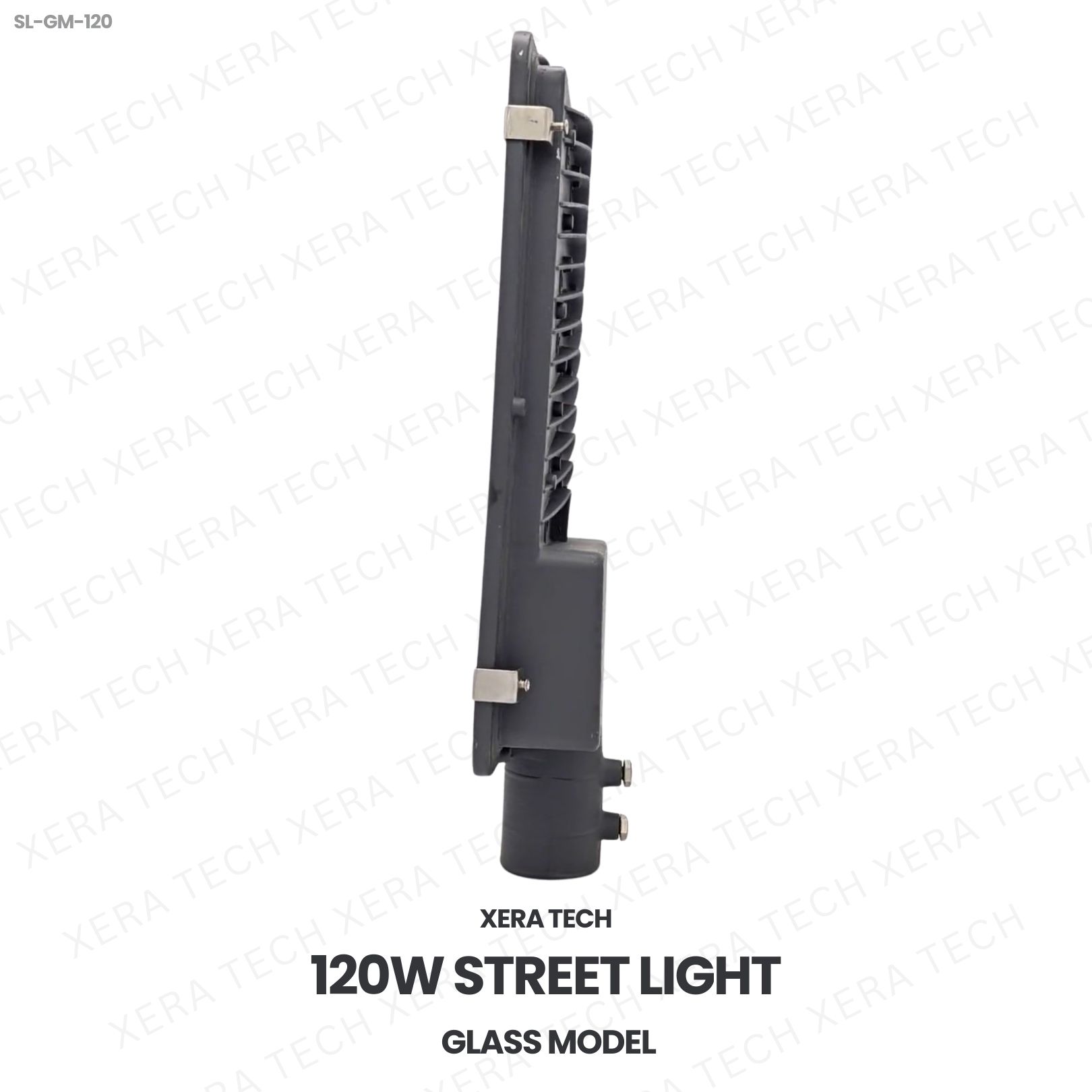 120W IPIP66 Street Light – side profile | Xera Tech