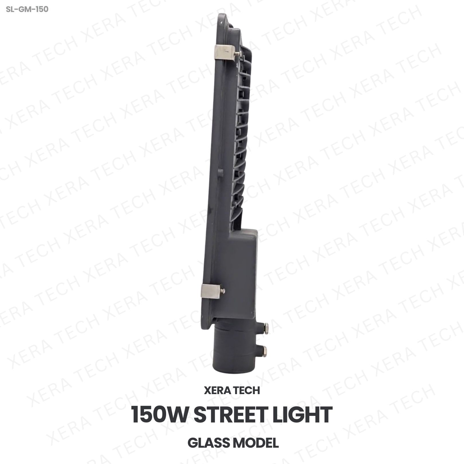 150W IPIP66 Street Light – side profile | Xera Tech
