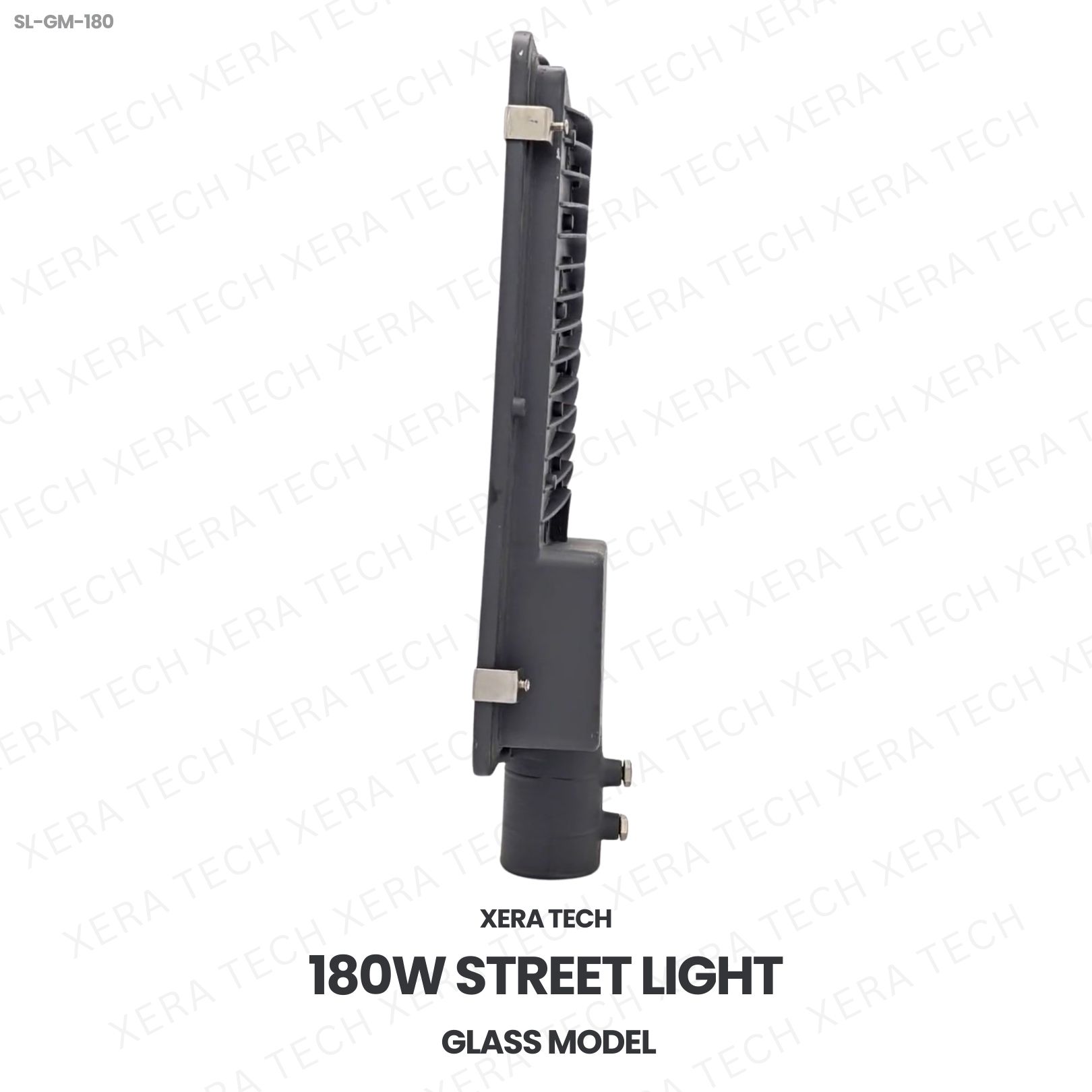 180W IPIP66 Street Light – side profile | Xera Tech
