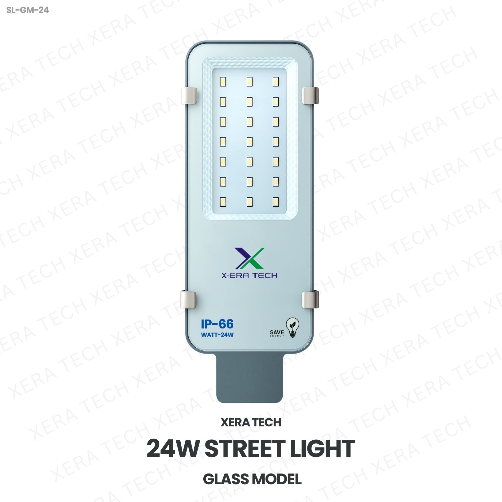 24W Street Light Glass Model – 24WW LED Street Light by Xera Tech