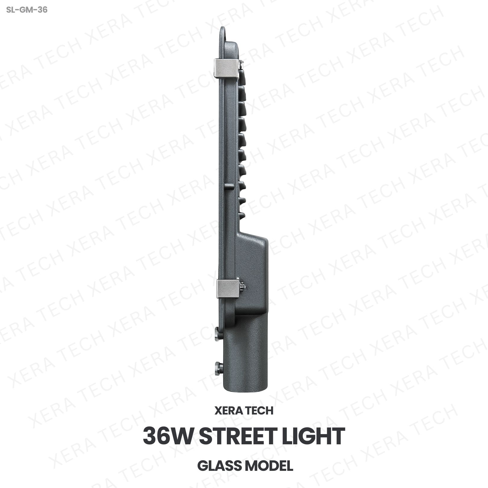 36W IPIP66 Street Light – side profile | Xera Tech