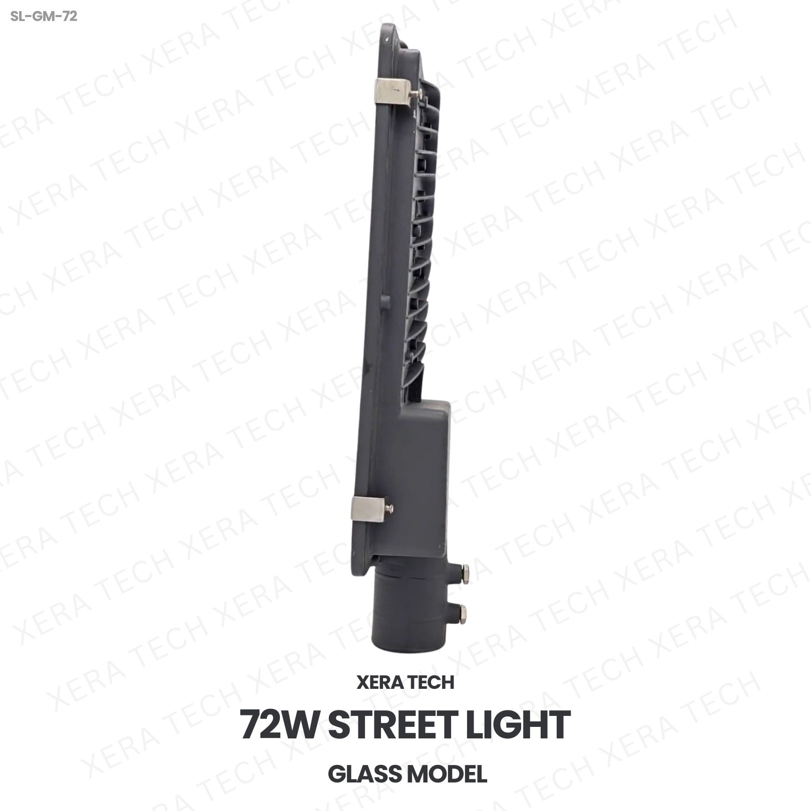 72W IPIP66 Street Light – side profile | Xera Tech