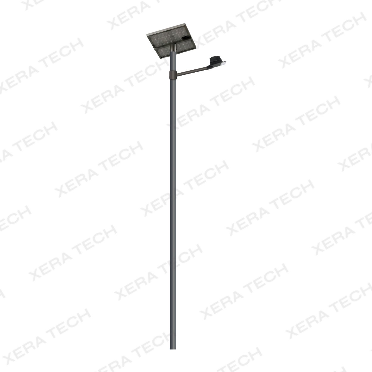 12W Street Light Set Lens Model – back view showing driver and heat sink | Xera Tech
