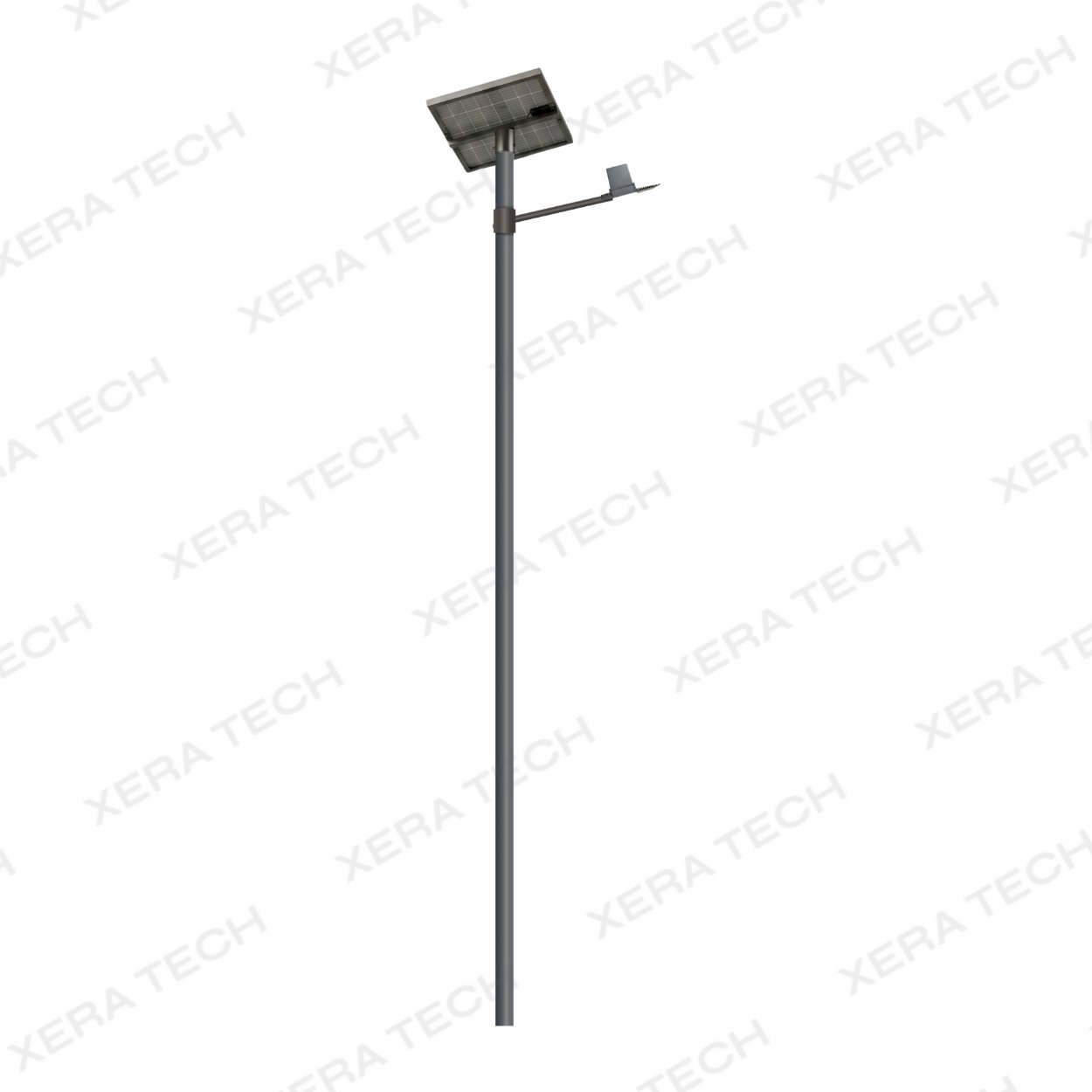 9W Solar Street Light Set – Lens Model (Inbuilt Battery) – 9WW LED Street Light by Xera Tech