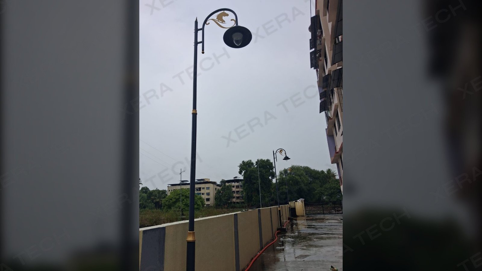 100W Decorative Street Light Installation Shahapur – Decorative Lighting, Urban Lighting in Wada Jain Mandir Marg, Opp. Police Station, Shahapur, Thane District, Maharashtra, India - 421601 | Xera Tech