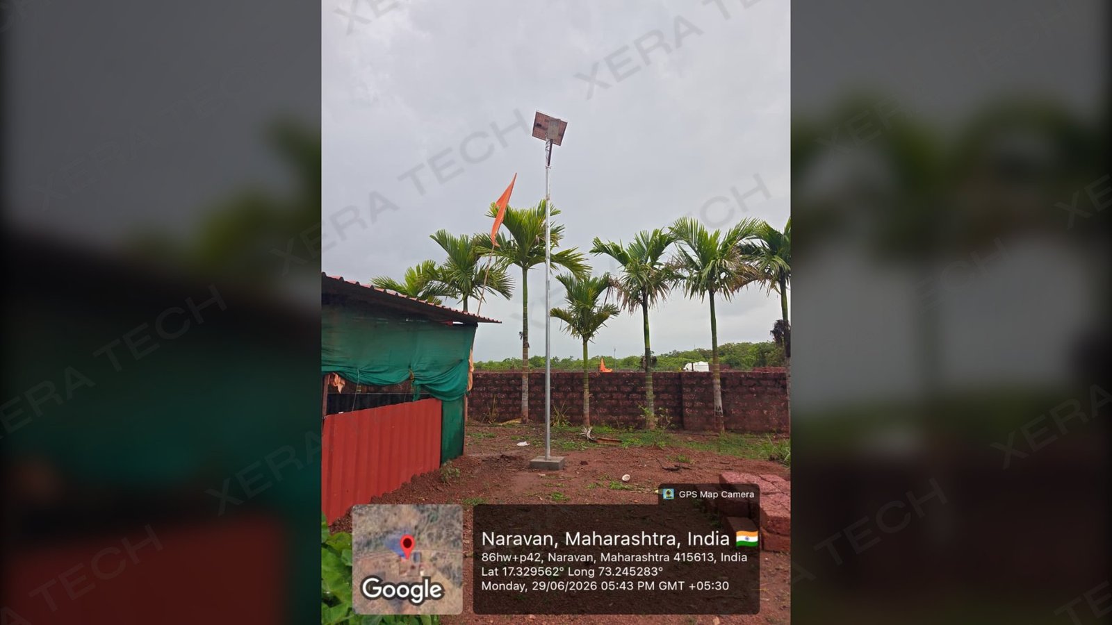 18W Solar Street Light Installation Janardan Swami Ashram thumbnail 10