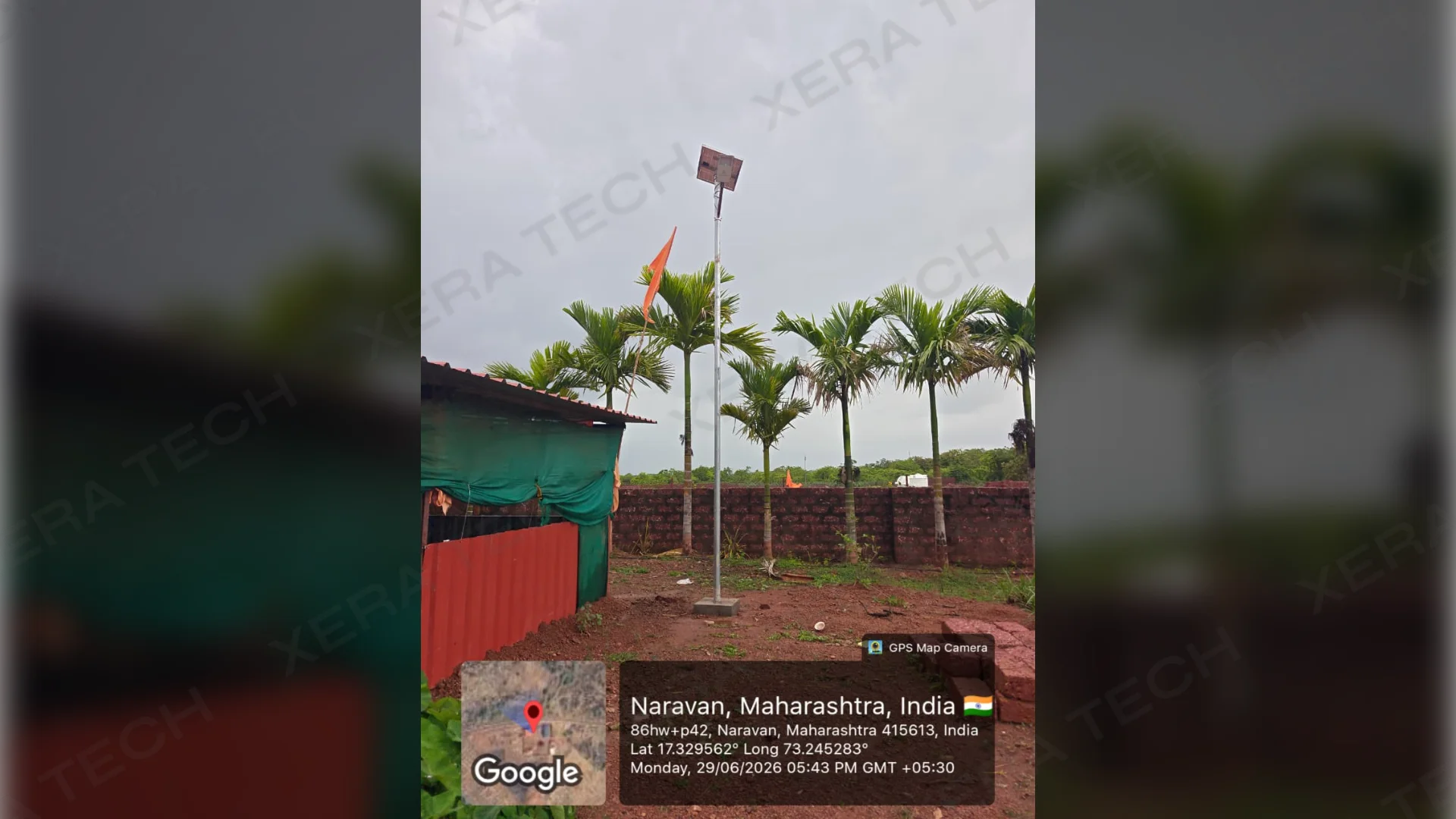 18W Solar Street Light Installation Janardan Swami Ashram thumbnail 3