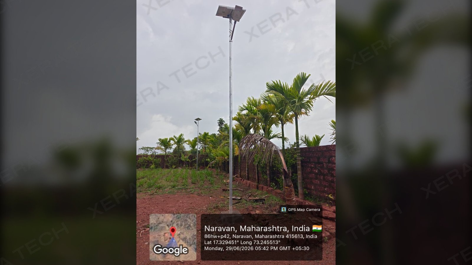 18W Solar Street Light Installation Janardan Swami Ashram thumbnail 8