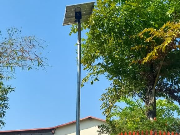 50W Solar Street Light  installed successfully at Sangali Maharashtra thumbnail 2