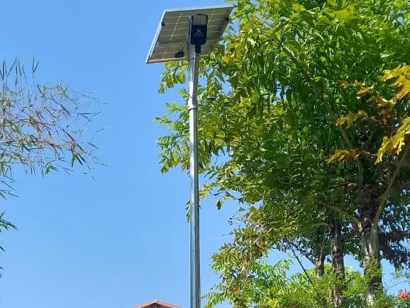 50W Solar Street Light  installed successfully at Sangali Maharashtra thumbnail 3