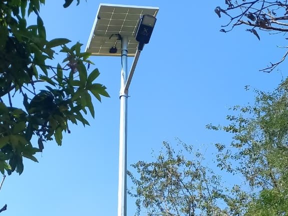 50W Solar Street Light  installed successfully at Sangali Maharashtra thumbnail 4