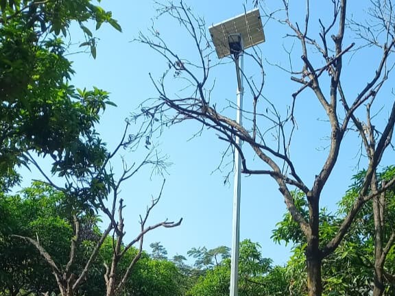 50W Solar Street Light  installed successfully at Sangali Maharashtra thumbnail 6