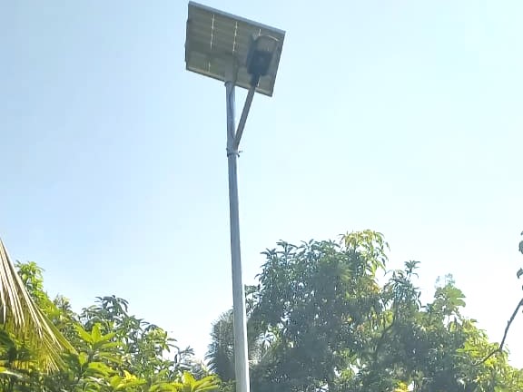 50W Solar Street Light  installed successfully at Sangali Maharashtra thumbnail 7
