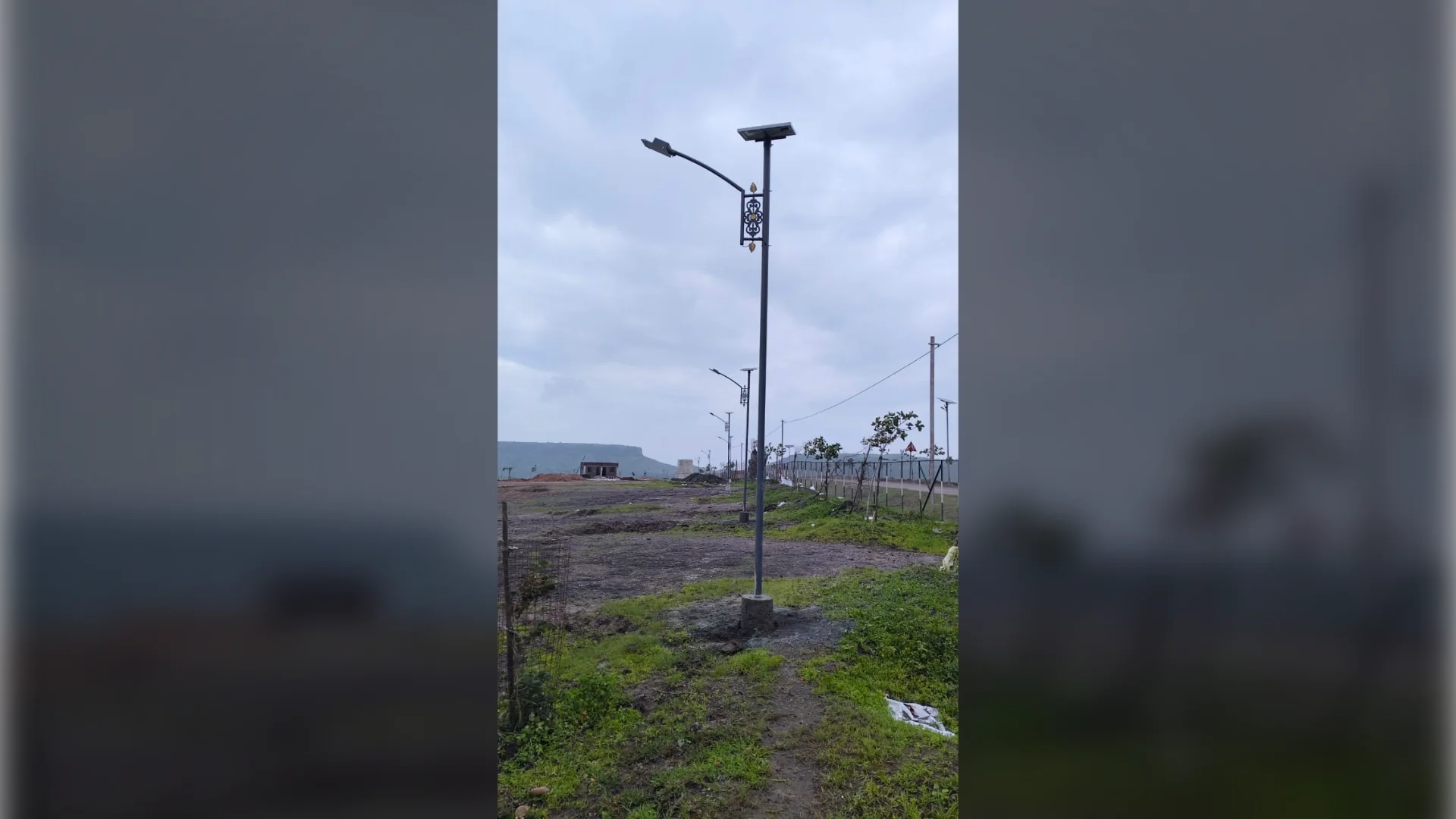 Decorative Solar Street Light Installation at Kalwan thumbnail 5