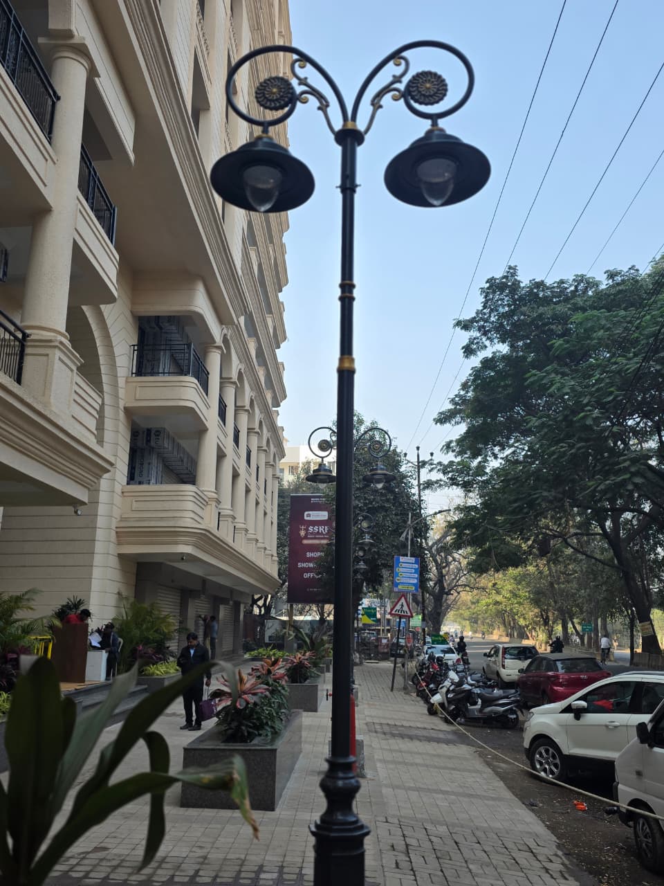 Decorative Street Light Installation at SSRF, Nashik thumbnail 3