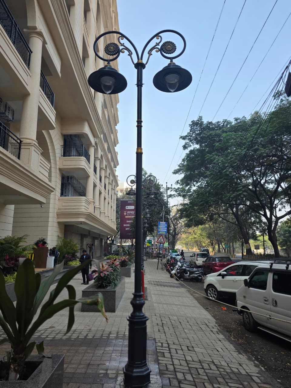 Decorative Street Light Installation at SSRF, Nashik thumbnail 5