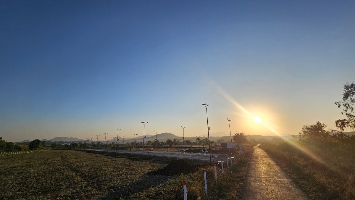 Designer Solar Street Light Installation at Wisdom Industrial Park thumbnail 8