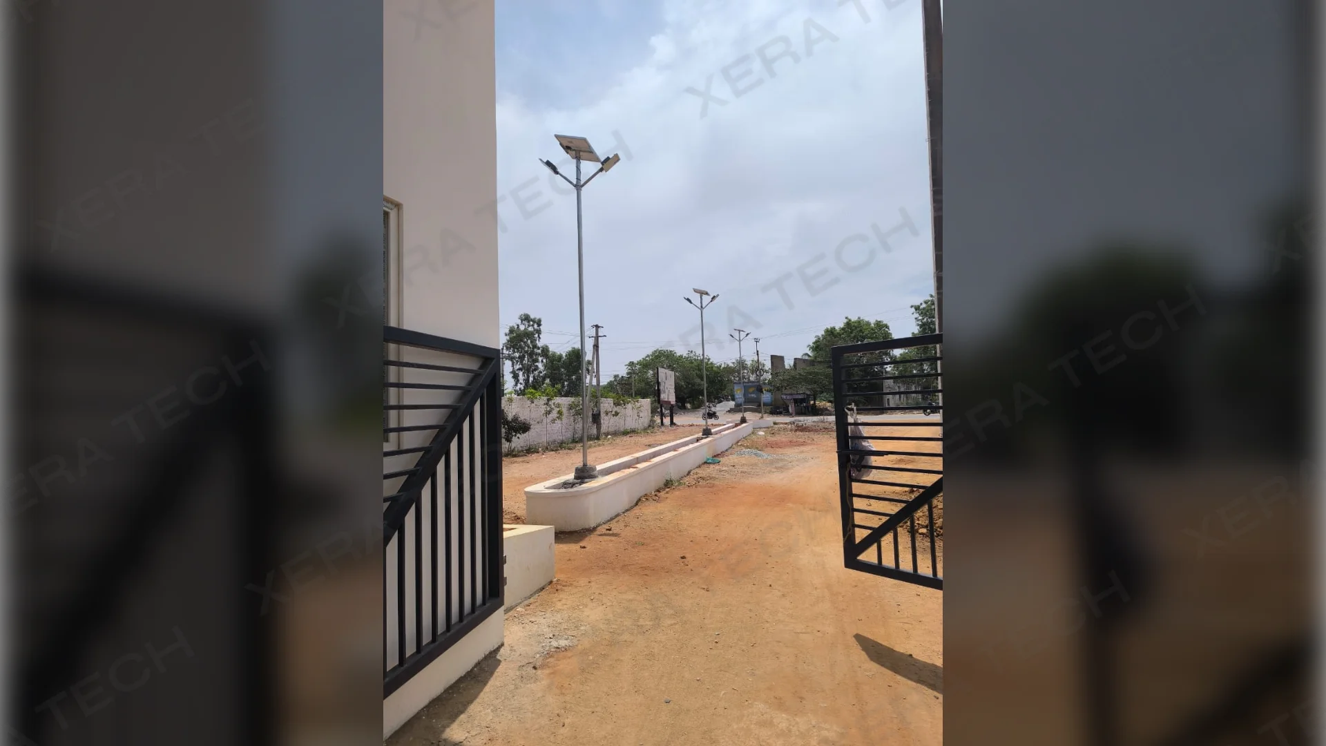 Dual Head Solar Street Light Setup at Dhone thumbnail 3