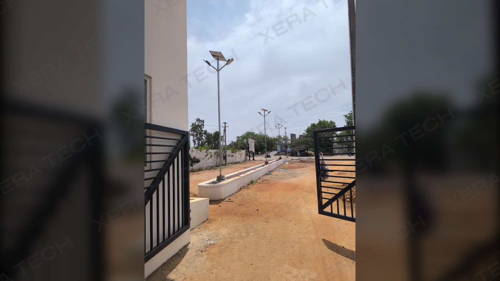 Dual Head Solar Street Light Setup at Dhone thumbnail 5