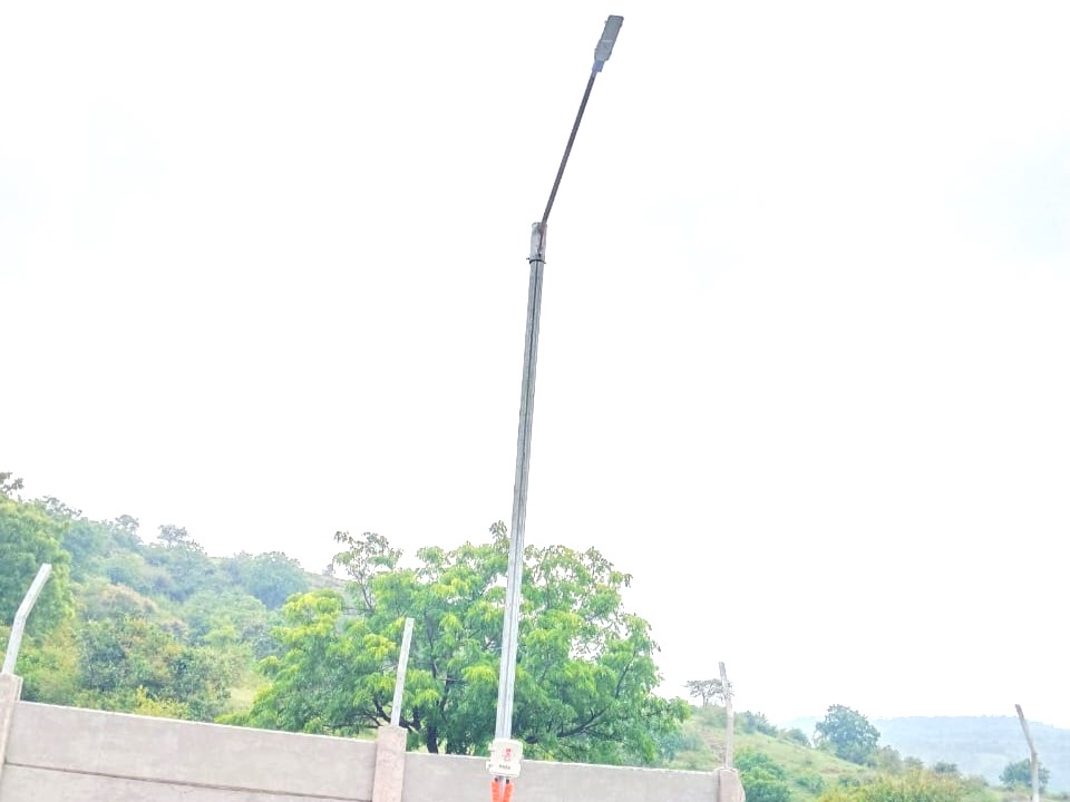 Led Street Light Installation at ahmednagar