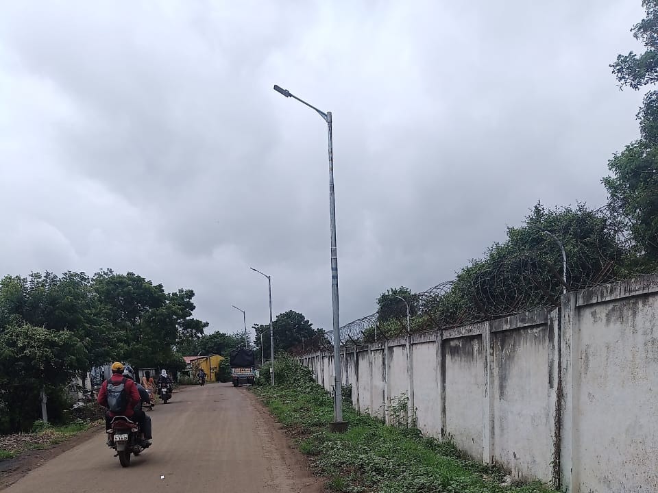 Led Street Light Installed successfully at Ojhar