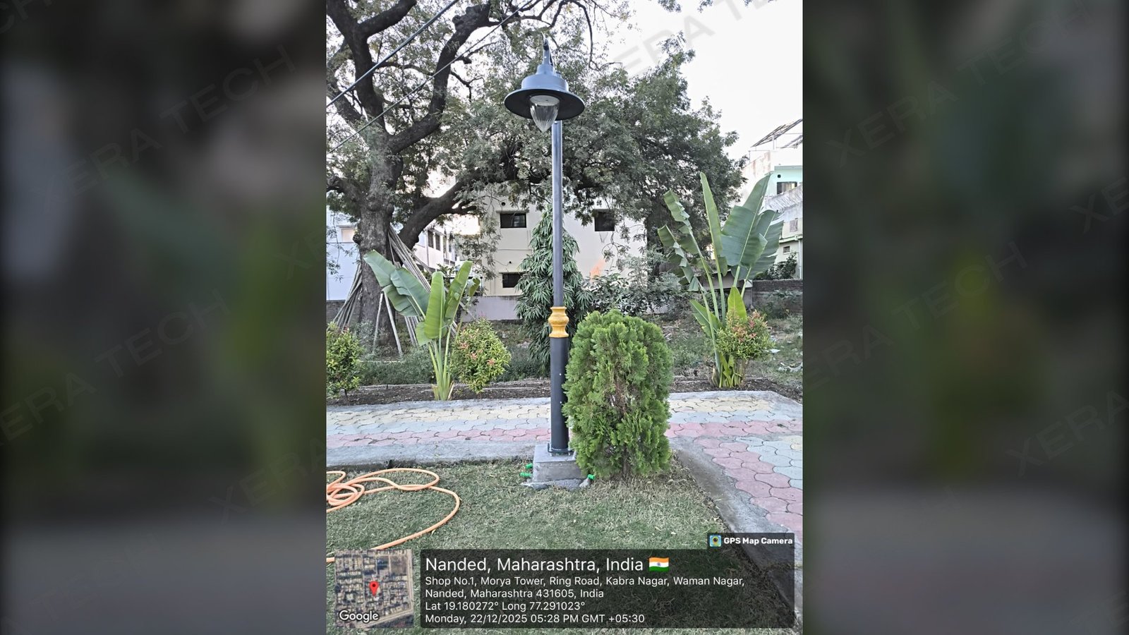 Modern Decorative Garden Lighting Installation – Highbay Light Well Glass Eco installation by Xera Tech