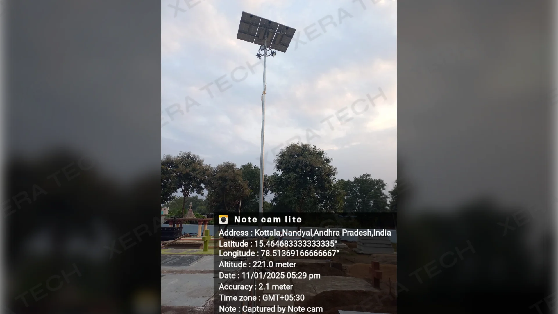 Solar High Mast Light Installation in Hyderabad thumbnail 2