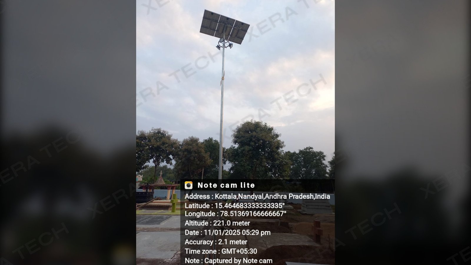 Solar High Mast Light Installation in Hyderabad thumbnail 7