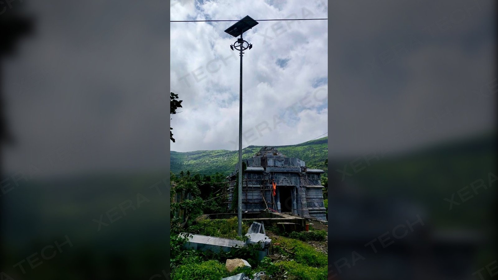 Solar Highmast Light Installation at Kalwan Nashik thumbnail 2