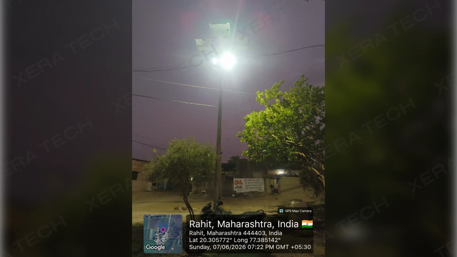 Solar Highmast Light Installation at Rahit Village thumbnail 5