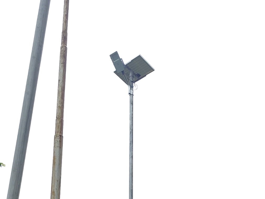 Solar Street Light Installation At Nashik