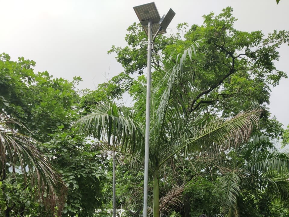 Solar Street Light Installation at Igatpuri