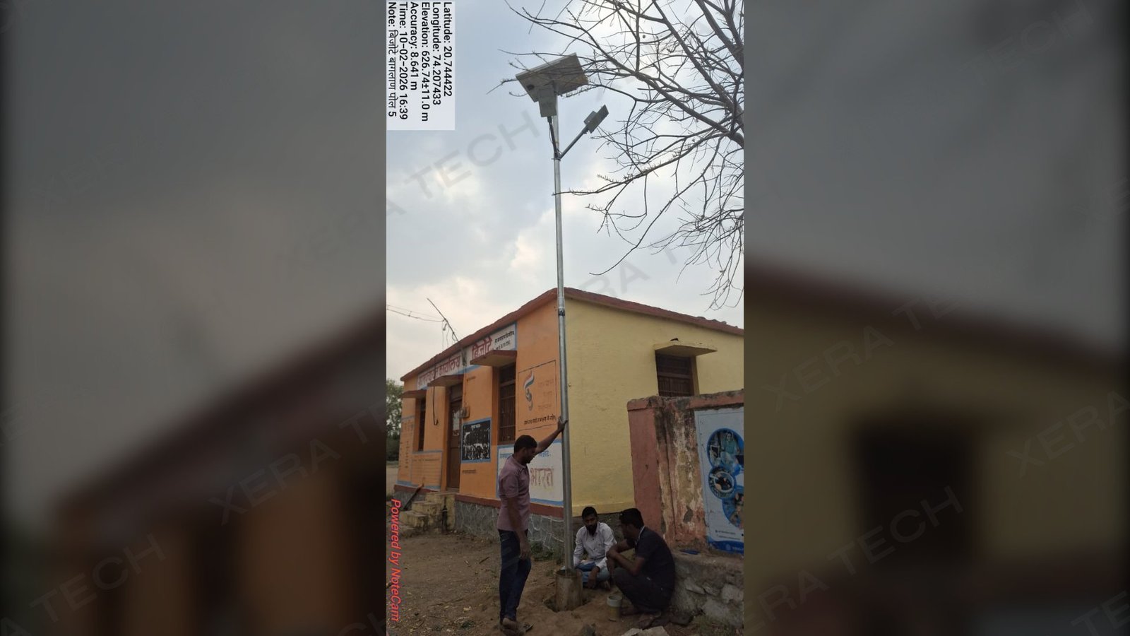 Solar Street Light Installation at Malwadi Nashik thumbnail 6