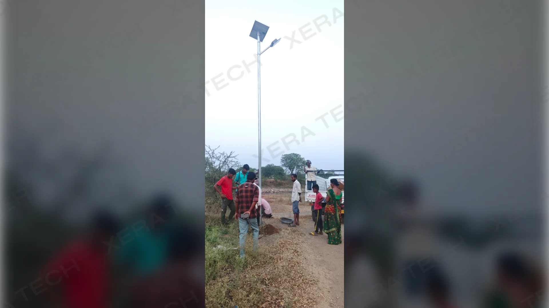 Solar Street Light Installation in Sinnar, Nashik thumbnail 3