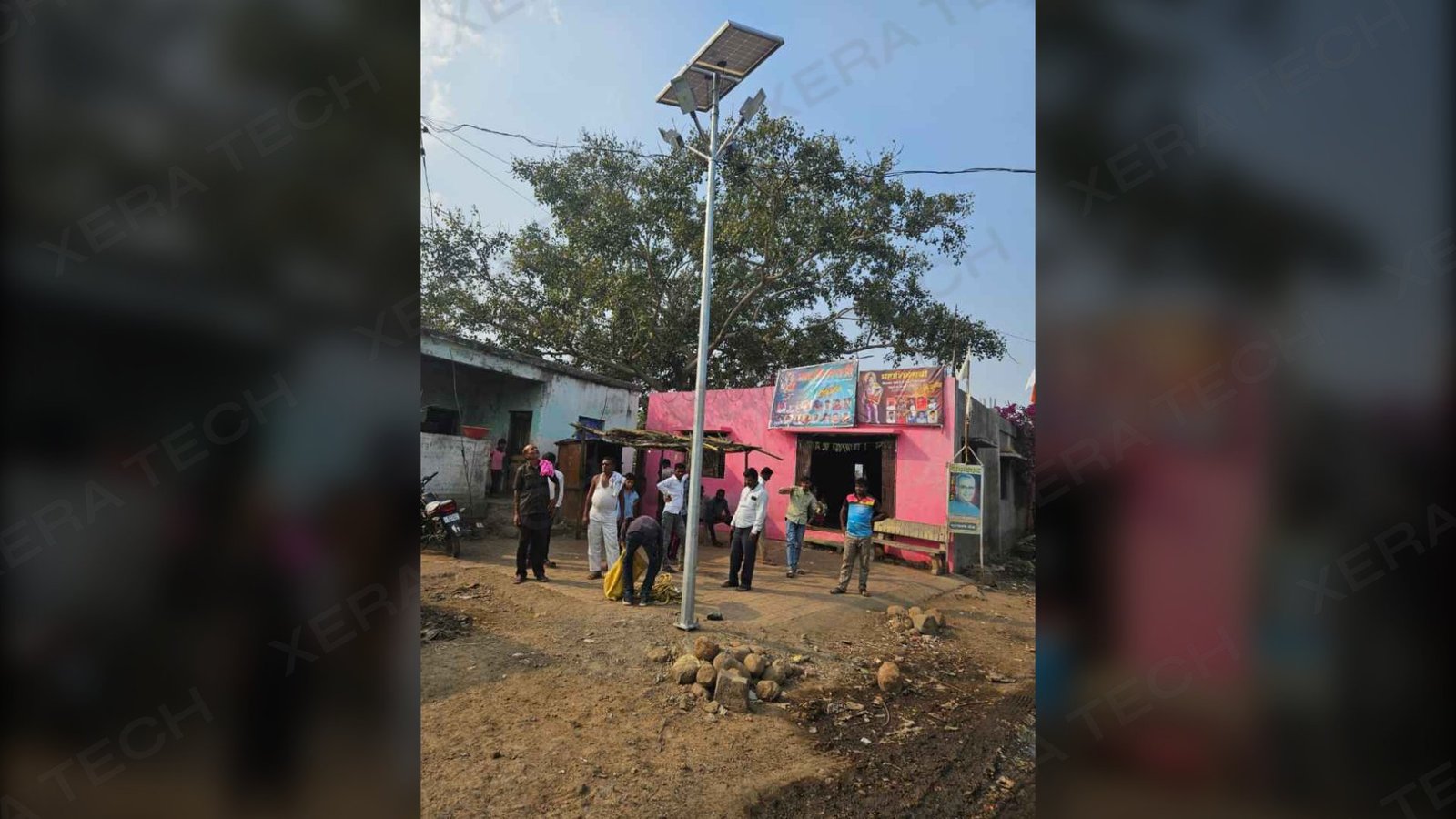 Solar and LED Street Lighting Project Umarkhed thumbnail 2